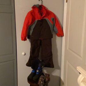 Lands End Children’s Red Snow Suit